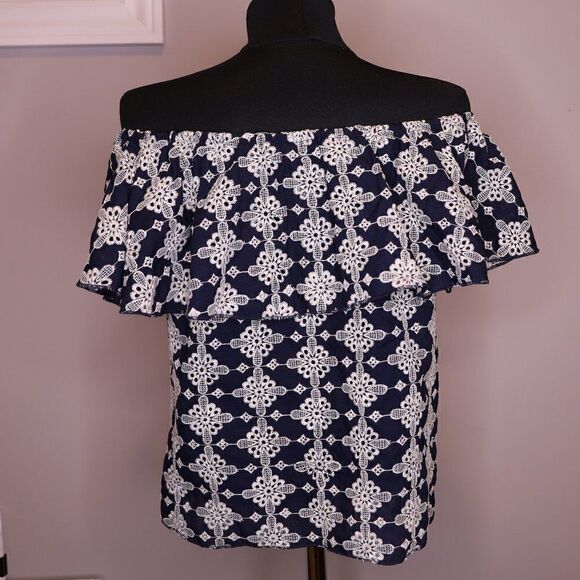 NWOT Zara Cropped Off Shoulder Top Sz M - Picture 3 of 6